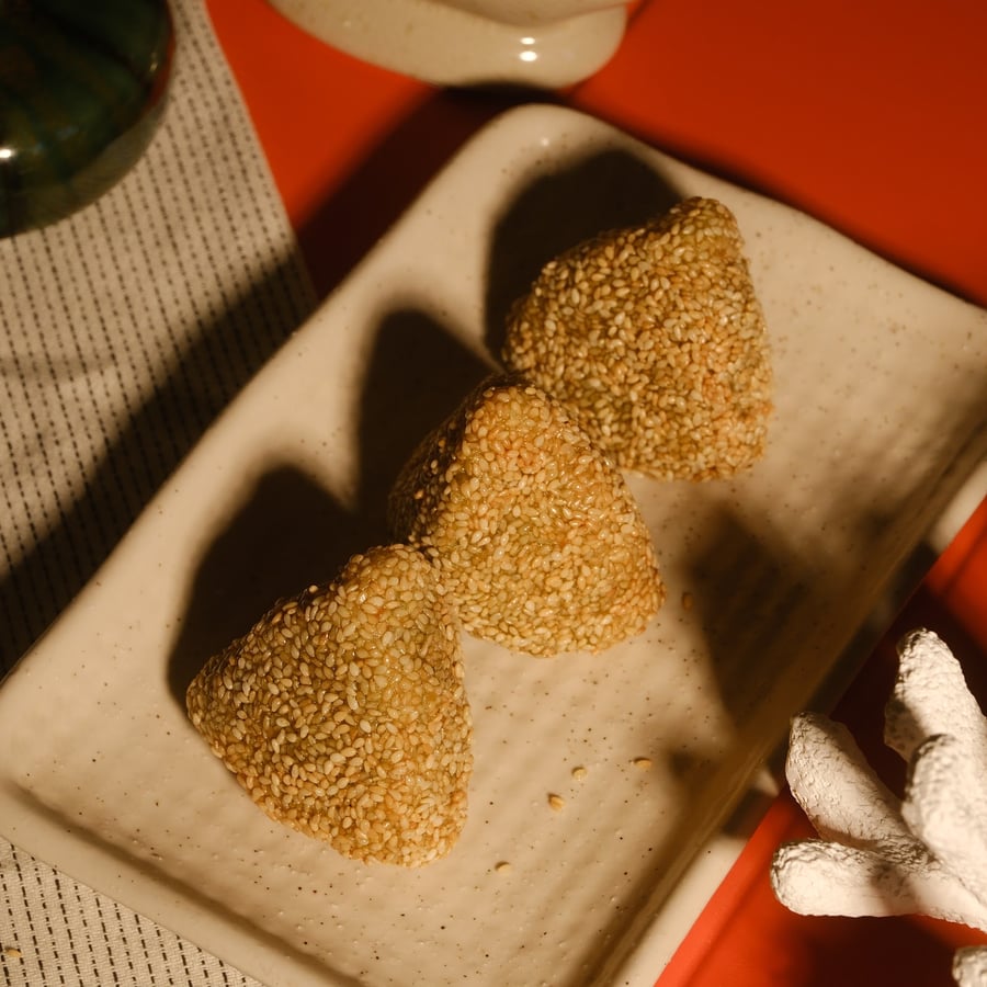 Sesame Green Tea & Gingko Custard