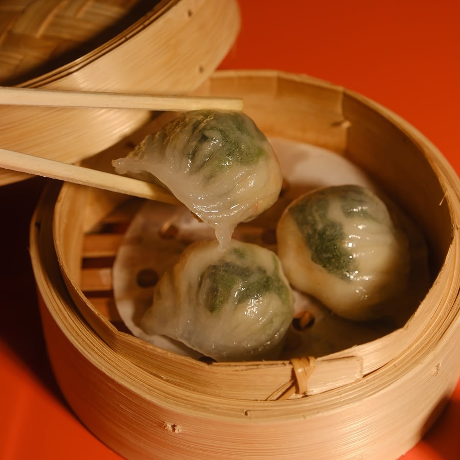 Shrimp & Spinach Har Gow