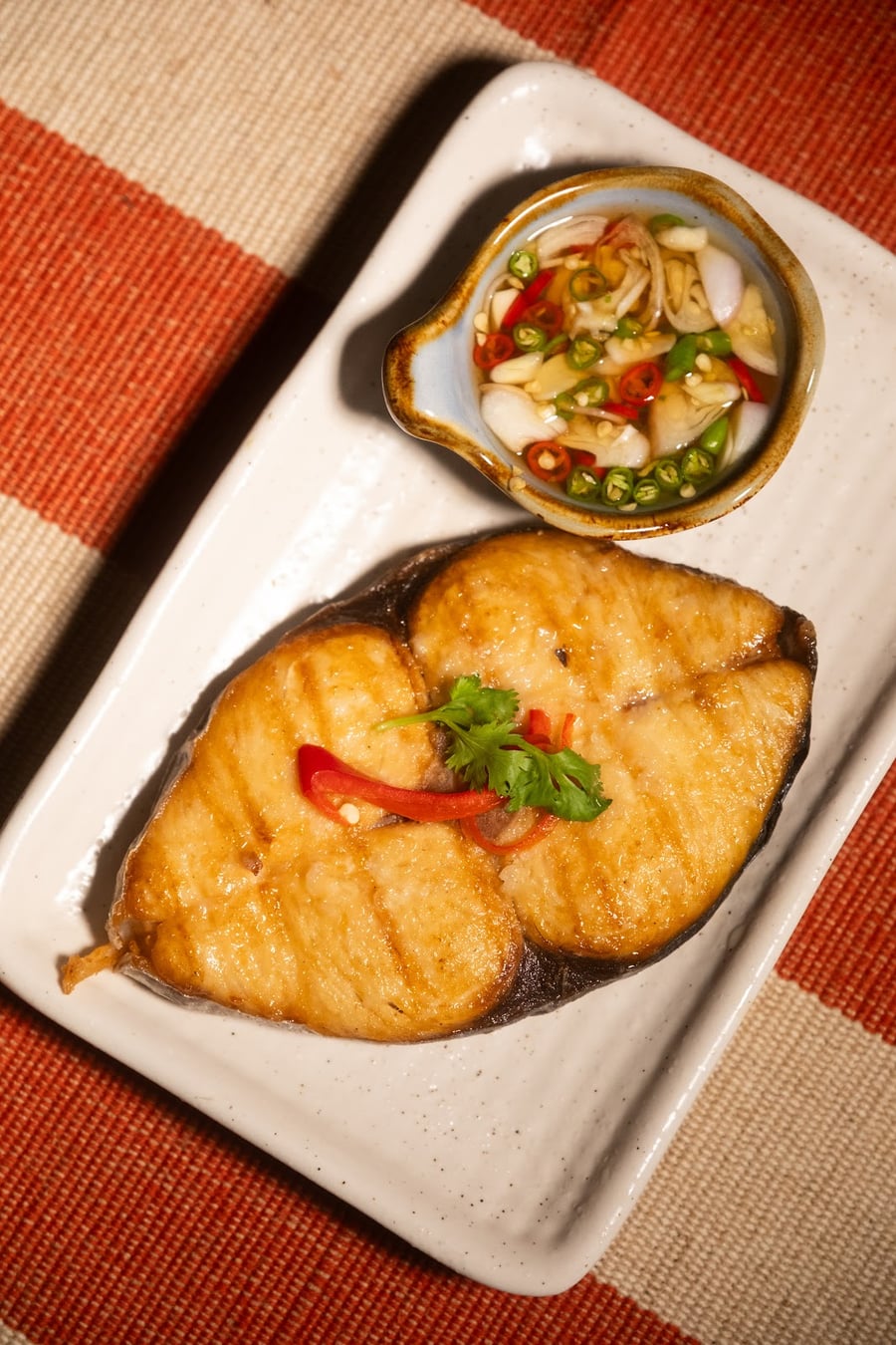 Fried King Mackerel