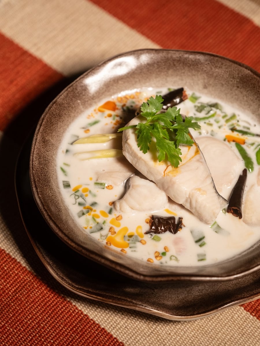 Tom Kha with King Mackerel