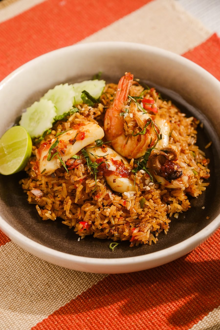 Tom Yum Seafood Fried Rice