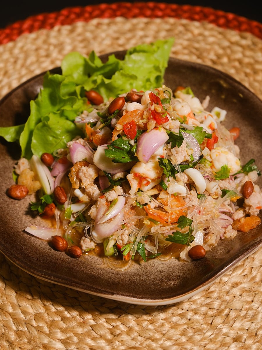 Old-style Glass Noodle Salad, Minced Pork