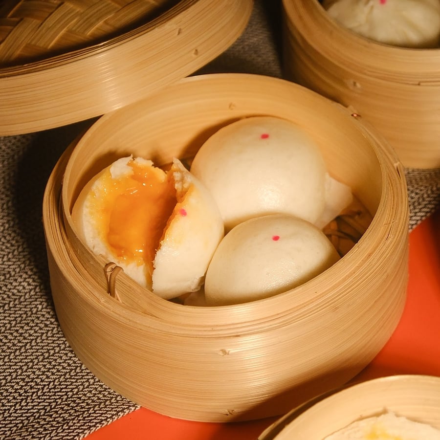 Salted Egg Lava Bun