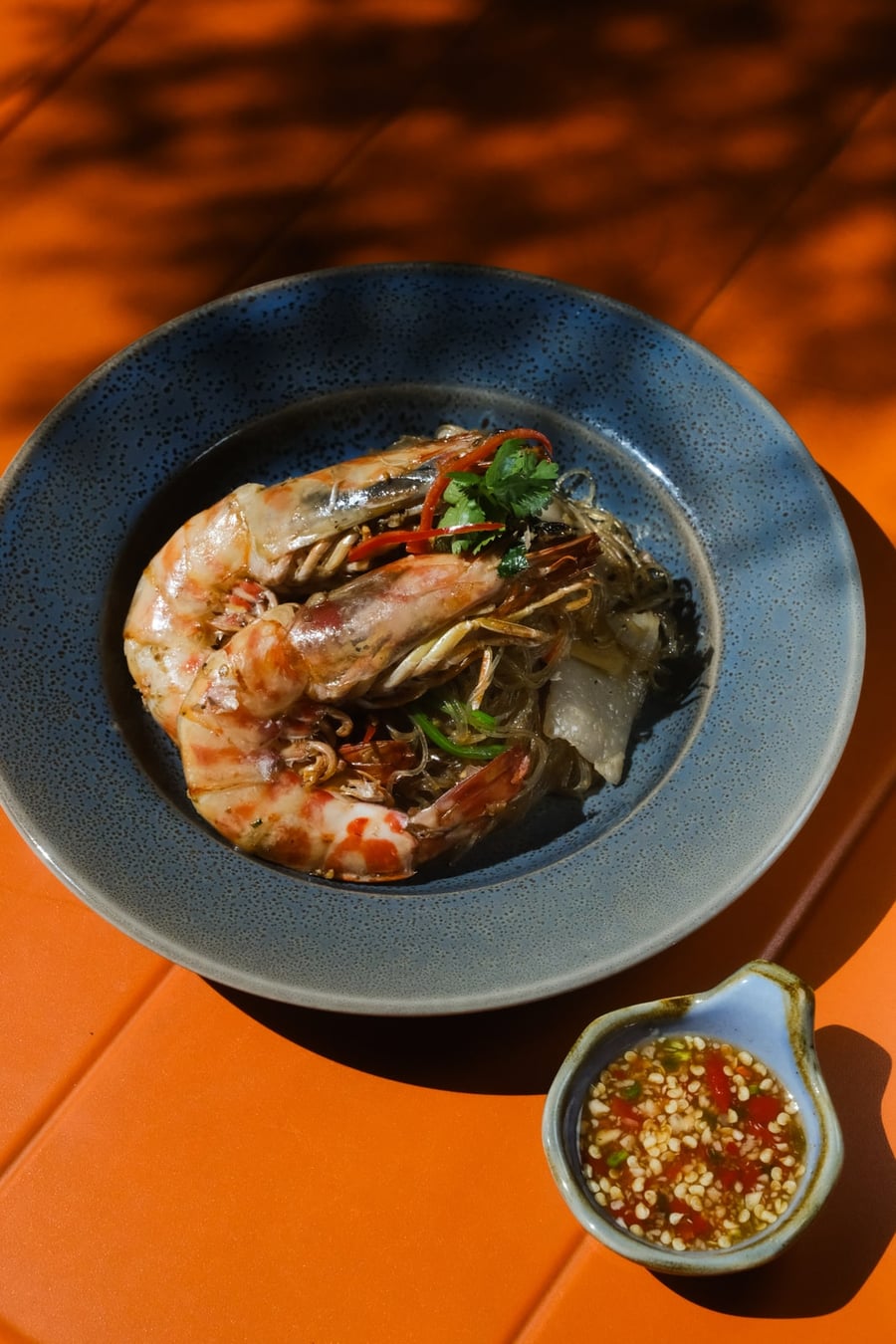 Baked Zebra Prawn with Glass Noodles