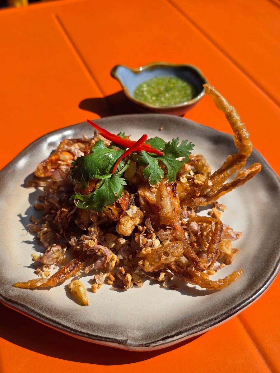 Soft-shell Crab, Crispy Garlic