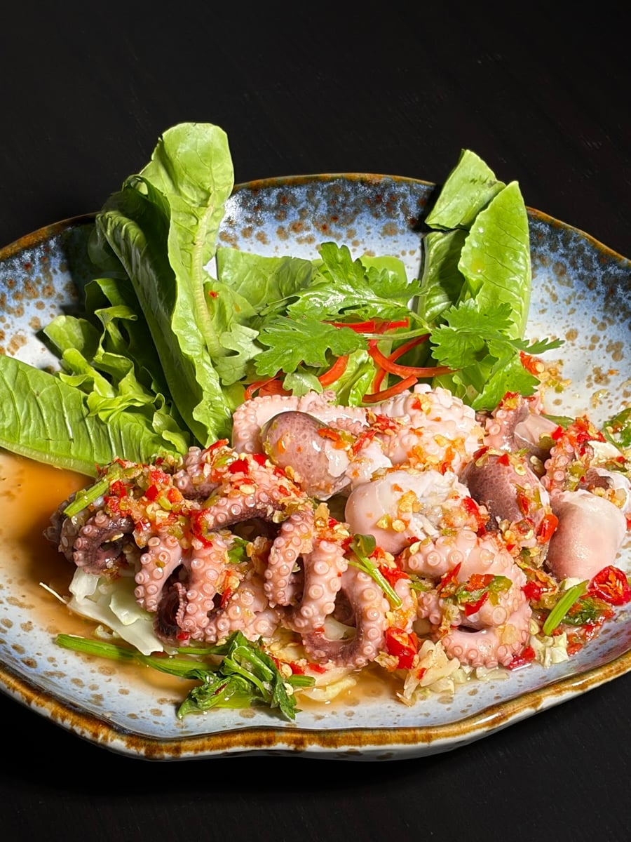 Steamed Octopus, Lime & Chilli