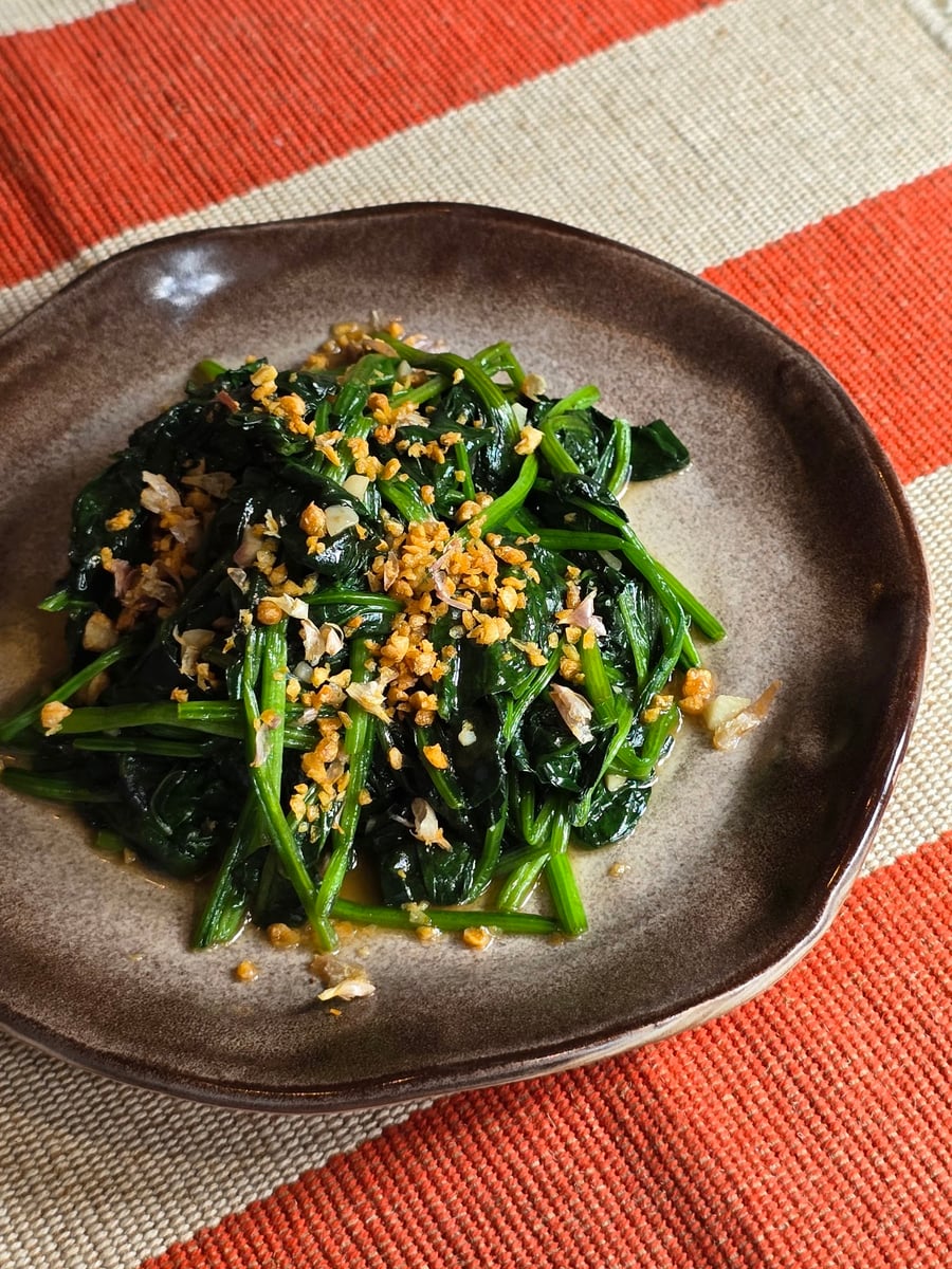 Spinach, Golden Garlic